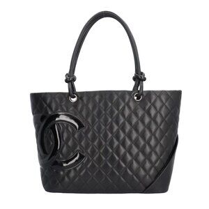 CHANEL Tote Bag A25169 Calfskin Cambon Tote Bag Large